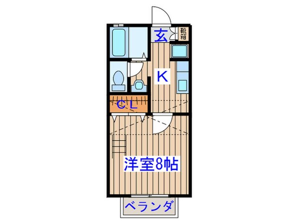 ガルテン山王伍番館の物件間取画像